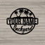 MeMate Backyard Paradise Sign, Patio Sign Outdoor Decor, Personalized Name Metal Sign for Backyard, Custom Name Signs for Backyard, Large Metal Sign for Outside, Housewarming Gifts…