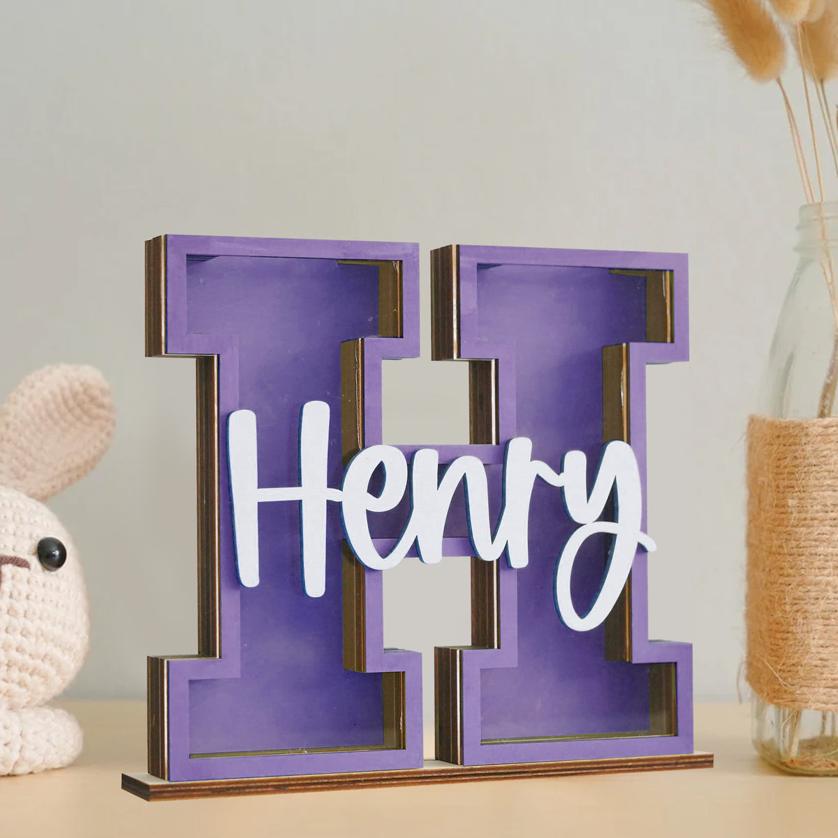 MeMate Personalized Piggy Bank, Name Piggy Bank, Money Box, Custom Piggy Bank, Kids Bank, Wooden Cash Box, Custom Piggy Bank, Gifts For Kids