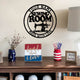 MeMate Sewing Room Sign 5 Sizes for Home Decor, Custom Craft Room Décor Metal Signs for Women, Retro Style Craft Room, Personalized Sewing Door Signs, Vintage Plaque for Sewing Room, Quilting Room Decoration
