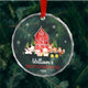 MeMate Baby's First Christmas Ornament 2024, Personalized Baby Ornaments with Name, Baby Ornament for Boys Girls, Christmas Baby Keepsakes for Newborn Infant Son Daughter