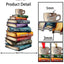 MeMate Custom Name and Books Title, Personalized Book Ornament, Flat Printed Acrylic Ornament Not 3D, Booklovers Ornament, Book Christmas Ornaments Keepsake Decoration for Book Club Family Friends