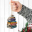 MeMate Custom Name and Books Title, Personalized Book Ornament, Flat Printed Acrylic Ornament Not 3D, Booklovers Ornament, Book Christmas Ornaments Keepsake Decoration for Book Club Family Friends