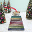 MeMate Personalized Book Ornament, Custom Name and Books Title, Flat Printed Acrylic Ornament Not 3D, Booklovers Ornament, Book Christmas Ornaments Keepsake Decoration for Book Club Family Friends (01)