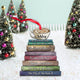 MeMate Personalized Book Ornament, Custom Name and Books Title, Flat Printed Acrylic Ornament Not 3D, Booklovers Ornament, Book Christmas Ornaments Keepsake Decoration for Book Club Family Friends (01)