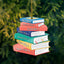 MeMate Personalized Book Ornament, Custom Name and Books Title, Flat Printed Acrylic Ornament Not 3D, Booklovers Ornament, Book Christmas Ornaments Keepsake Decoration for Book Club Family Friends