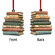 MeMate Personalized Book Ornament, Custom Name and Books Title, Flat Printed Acrylic Ornament Not 3D, Booklovers Ornament, Book Christmas Ornaments Keepsake Decoration for Book Club Family Friends