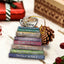 MeMate Personalized Book Ornament, Custom Name and Books Title, Flat Printed Acrylic Ornament Not 3D, Booklovers Ornament, Book Christmas Ornaments Keepsake Decoration for Book Club Family Friends (01)