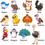 MeMate Custom Baby Puzzle, Personalized Baby Name Puzzle with Birds, Educational Gift for Learning Bird Animal, Unique Baby Gifts