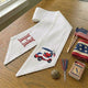 Patriotic Wreath Sash for Front Door, Golf with US Flag Door Wreath Decor, 54x5 in Personalized Initial Wreath Ribbon, Monogram Embroidered Sash for Holiday, 4th of July Wreath Sashes, Housewarming Gifts