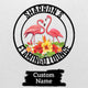 MeMate Flamingo Lounge Signs, Flamingo House Metal Sign, Personalized Flamingo Tropical Sign, Flamingo House Outdoor Décor, Flamingo Metal Sign Housewarming Gift for Family Friend