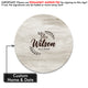 Memate Wedding Guestbook Alternative, Wedding Guest Books Personalized, Wooden Wedding Guess Book Sign Board for Signature, Custom Wedding Signs Name Date, Rustic Round Wooden Wedding Sign