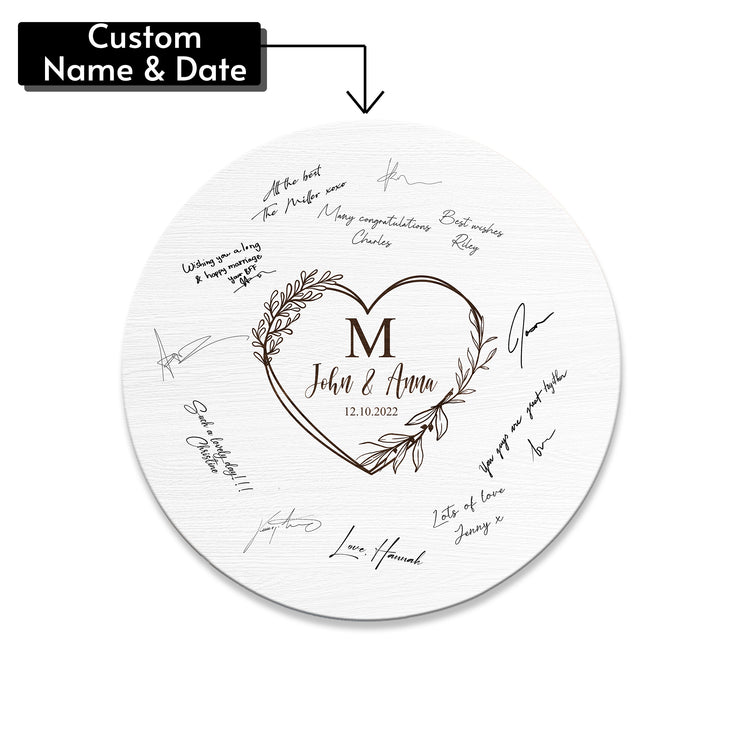 wedding guest book