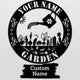 MeMate Personalized Metal Sign for Garden, Flowers Garden Sign Metal, Custom Name Signs for Garden, Potting Shed, Porch, Deck, Large Metal Garden Sign