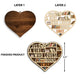 MeMate Book Lovers Heart Ornament, Personalized Christmas Book Ornament, Custom Name 3D Wooden 2 Layers Booklovers Ornament, Just a Girl Who Loves Books Christmas Keepsake, Book Club Decoration