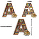 MeMate Personalized Book Ornaments, Custom Name and Book Lovers, Flat Printed Acrylic Ornament Not 3D, Booklovers Ornament, Book Christmas Ornaments Keepsake Decoration for Book Club Family Friends