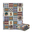 Baby Western Blankets, Cowboy Baby Blankets, Personalized Western Plaid Baby Blankets for Boys Girls, Baby Boy Stuff, Custom Baby Blankets Name Fleece Blankets for Infant Newborn Son Daughter
