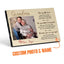 Grandma Love Personalized Photo Desktop Plaque