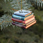 MeMate Personalized Book Ornament, Custom Name and Books Title, Flat Printed Acrylic Ornament Not 3D, Booklovers Ornament, Book Christmas Ornaments Keepsake Decoration for Book Club Family Friends