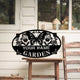 MeMate Personalized Metal Garden Sign for Garden, Custom Name Signs for Garden, Porch, Deck, Love Grows Here Garden Sign