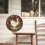 MeMate Chicken Coop Signs for Farmhouse Decoration, Hen House Decor, Metal Signs Outdoor Decor, Personalized Name Sign for Chicken Coops, 8-24 inches Large Metal Sign, Farm Sign, Housewarming Gifts