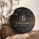 Memate Wedding Guestbook Alternative, Wedding Guest Books Personalized, Wooden Wedding Guess Book Sign Board for Signature, Custom Wedding Signs Name Date, Rustic Round Wedding Book Alternative