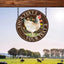 MeMate Chicken Coop Signs for Farmhouse Decoration, Hen House Decor, Metal Signs Outdoor Decor, Personalized Name Sign for Chicken Coops, 8-24 inches Large Metal Sign, Farm Sign, Housewarming Gifts