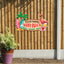 MeMate Flamingo Happy Place Signs, Flamingo House Outdoor Décor, Flamingo House Metal Sign, Personalized Flamingo Tropical Sign, Flamingo Metal Sign Housewarming Gift for Family Friend