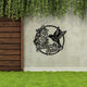 MeMate Personalized Metal Sign Hummingbird, Custom Garden Metal Signs Outdoor Décor, 8" - 24" Garden Signs Metal, HummingbirdSign, Hummingbird Flowers Garden Signs to Personalize, Shed Shed Sign