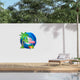 MeMate Pink Flamingo Sign Decor, Outdoor Décor for Backyard, Patio, Pool, Kitchen, Lounge, Flamingo Outdoor Sign, Metal Sign Housewarming Gift for Family Friend