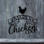 MeMate Personalized Name Sign for Chicken Coops, Chicken Coop Signs for Farmhouse Decoration, Hen House Decor, Metal Signs Outdoor Decor, 8-24 inches Large Metal Sign, Farm Sign, Housewarming Gifts