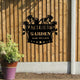 MeMate Vegetable Garden Sign, Personalized Metal Signs, Garden Sign to Personalize, Customized Name Wall Art for Garden Outdoor Decor, Outdoor Plaque Large Sign for Potting Shed, She Shed (Copy)