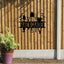 MeMate Garden Signs, Custom Metal Garden Signs Outdoor Decor, Garden Sign to Personalize, Personalized Garden Tool for Sign Women Mom Grandma, Rustic Decorations