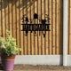 MeMate Garden Signs, Custom Metal Garden Signs Outdoor Decor, Garden Sign to Personalize, Personalized Garden Tool for Sign Women Mom Grandma, Rustic Decorations