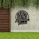 MeMate Personalized Metal Sign Bee, Custom Garden Metal Signs Outdoor Décor, 8" - 24" Garden Signs Metal, Bee Farm Sign, Bee Flowers Garden Signs to Personalize, Shed Shed Sign, Rustic Plaque