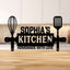 MeMate Kitchen Sign, Personalized Metal Name Signs, Custom Kitchen Sign for Indoor Kitchen Home Wall Décor, Kitchen Signs for Home Decor, Housewarming Gift for Mom Wife Grandmother Friend Family