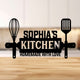 MeMate Kitchen Sign, Personalized Metal Name Signs, Custom Kitchen Sign for Indoor Kitchen Home Wall Décor, Kitchen Signs for Home Decor, Housewarming Gift for Mom Wife Grandmother Friend Family