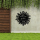 MeMate Personalized Metal Sign Bee, Bee Farm Sign, Custom Garden Metal Signs Outdoor Décor, 8" - 24" Garden Signs Metal, Bee Flowers Garden Signs to Personalize, Shed Shed Sign, Rustic Plaque