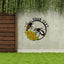MeMate Personalized Metal Sign Bee, Custom Garden Metal Signs Outdoor Décor, 8" - 24" Garden Signs Metal, Bee Farm Sign, Bee Flowers Garden Signs to Personalize, Shed Shed Sign, Rustic Plaque