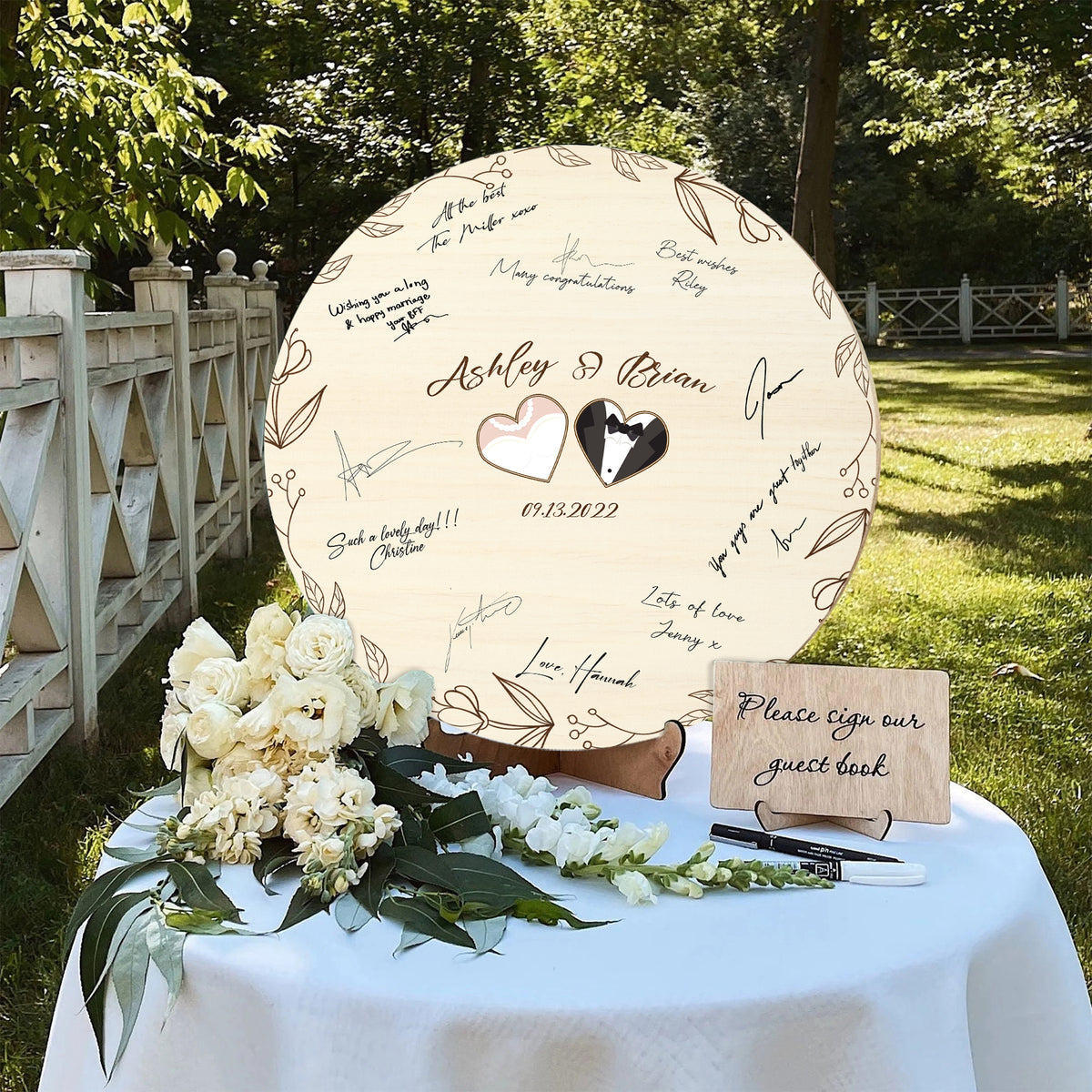 wedding guest book