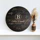 Memate Wedding Guestbook Alternative, Wedding Guest Books Personalized, Wooden Wedding Guess Book Sign Board for Signature, Custom Wedding Signs Name Date, Rustic Round Wedding Book Alternative