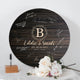 Memate Wedding Guestbook Alternative, Wedding Guest Books Personalized, Wooden Wedding Guess Book Sign Board for Signature, Custom Wedding Signs Name Date, Rustic Round Wedding Book Alternative