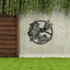 MeMate Personalized Metal Sign, Custom Garden Metal Signs Outdoor Décor, 8" - 24" Garden Signs Metal, Dragonfly Sign, Dragonfly Flowers Garden Signs to Personalize, Shed Shed Sign, Rustic Plaque