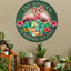 MeMate Flamingo Lounge Metal Sign, Outdoor Décor for Backyard, Patio, Pool, Kitchen, Lounge, Personalized Name Outdoor Sign, Pink Flamingo Metal Sign Housewarming Gift for Family Friend