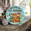 MeMate Tiki Bar Sign – Personalized Wooden Name Sign for Backyard, Patio, Tiki Lounge Decors, Beach Bar, Party Decorations – Custom Name Rustic Round Printed Wood Signs Wall Hanging Decorative