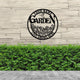 MeMate Large Garden Sign, Metal Garden Signs to Personalize, Personalized Signs, Garden Sign for Vegetable She Shed, Customized Name Wall Art Outdoor Decor, Plaque Mom Grandma,Rose Garden
