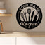 MeMate Kitchen Sign, Personalized Metal Name Signs, Custom Kitchen Sign for Indoor Kitchen Home Wall Décor, Kitchen Signs for Home Decor, Housewarming Gift for Mom Wife Grandmother Friend Family