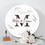 Memate Wedding Guestbook Alternative, Wedding Guest Books Personalized, Custom Wedding Signs Name Date, Wooden Wedding Guess Book Sign Board for Signature, Rustic Round Wedding Book Alternative