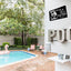 MeMate Metal Outdoor Sign, Backyard Paradise Sign to Personalize, Personalized Backyard Metal Signs Kitchen Decor, Custom Name Outdoor Plaques