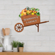 MeMate Garden Sign, Vegetable Garden Signs for Outdoor Decor, Personalized Metal Signs Garden, Customized Name Wall Art, Large Sign for She Shed Porch Deck, Personalized Outdoor Plaques