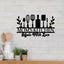 MeMate Kitchen Sign, Personalized Metal Name Signs, Custom Kitchen Sign for Indoor Kitchen Home Wall Décor, Kitchen Signs for Home Decor, Housewarming Gift for Mom Wife Grandmother Friend Family